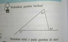 Nilai x pada gambar berikut adalah. Perhatikan Gambar Berikut Tentukan Nilai X Pada Gambar Di Atas Brainly Co Id