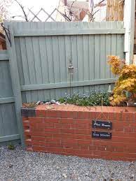 Pin By Louise Hartland On Garden Garden Fence Paint Front Yard Landscaping Design Garden Fence