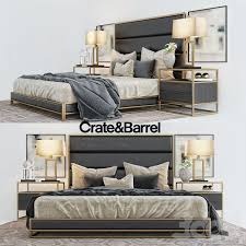 Find a comfortable and stylish living room sofa, coffee table, chairs or daybeds that will help finesse your room's aesthetics. Crate Barrell Oxford Collection Bed Bedroom Interior Bedroom Design Crate And Barrel