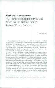 Dakota Resources: "A People without History Is Like Wind