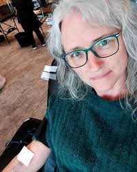 Donating blood today because I can. @americanredcross #donateblood  #savelives #savelivesgiveblood