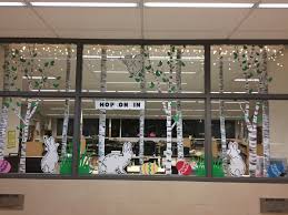 Library Window Display Holiday Library Displays Classroom Window Display Library Book Displays
