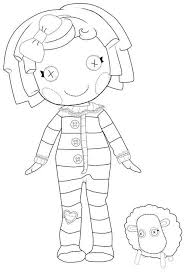 Lalaloopsy ace fender bender coloring page. Lalaloopsy Coloring Pages For Kids
