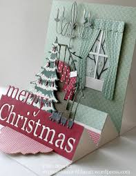 First you cut out all your card pieces with the template below. Memory Box And Poppystamps Dies Christmas Easel Scene Christmas Cards To Make Christmas Cards Handmade Christmas Cards