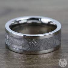 The Aldrin Men S Meteorite Wedding Ring In Cobalt Chrome Mens Meteorite Ring Body Jewelry Rings Meteorite Wedding Rings
