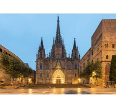 What is the cathedral in barcelona called? Barcelona Cathedral City Wall Mural Tenstickers