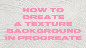 When you create beautiful artwork using a standard brush on the procreate app, the artwork can look a bit flat. Create A Texture Background In Procreate App With Your Ipad Pro Youtube