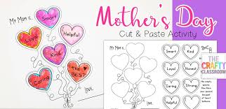 Those special songs, mothers day activities, poems or gifts made by a preschooler and given to mommy, grandma or other caring woman is priceless! Mother S Day Art Project For Kids The Crafty Classroom