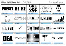 Dingbats level 2 mind matter answer or walkthrough. Quiz Night 2014 Chipperfield Choral Society Valentines Day Words Quiz Quiz With Answers