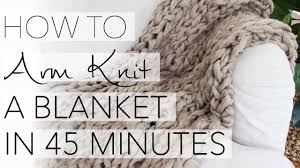 For an experienced knitter, the interchangeable needles are the best one to go for as you can attach different cables and ends to them, making the size more flexible. Diy Chunky Knit Blanket Tutorial How To Knit A Large Chunky Blanket