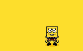 ❤ get the best spongebob ocean background on wallpaperset. Spongebob Squarepants Minimalism Simple Background Wallpapers Hd Desktop And Mobile Backgrounds