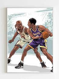 Parenthesized numbers indicate multiple times that venue, city, or player has occurred as of that instance (e.g. Michael Jordan Vs Kobe Bryant Poster Nba Basketball Art Kobe Bryant Poster Nba Artwork