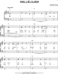 Preview hallelujah by leonard cohen piano version arranged by leah ginzburg is available in 1 pages and compose for intermediate difficulty. Hallelujah Cohen Piano Sheet Music Free Epic Sheet Music