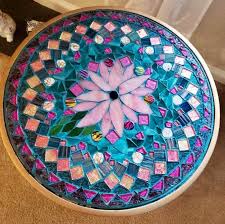 Mosaic Table Made To Order Can Be Custom Made In 2020 Mosaic Table Mosaic Table Top Mosaic Patio Table