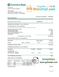 Please take notice that berkshire bank will relocate it its holden, ma office, currently located at 1059 main st. Usa Commerce Bank Proof Of Address Statement Template In Word And Pdf Format Statement Template Commerce Bank Bank Statement Template