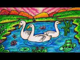 Ketika menggambar bentuk atau disebut dengan menggambar alam benda, yang sangat diperlukan adalah bentuknya. 38 Gambar Pemandangan Yang Ada Flora Fauna Dan Alam Benda Paling Baru Lingkar Png