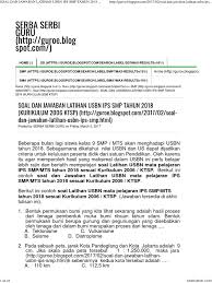 Kisi kisi usbn 20172018 kurikulum 2006 dan kurikulum 2013 goeroendeso. Soal Usbn Ips Smp Sesuai Kisi Kisi 2018 Jawabanku Id