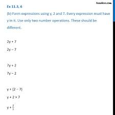 The following diagram shows some expansions, that are useful to remember, when multiplying two algebraic expressions or binomials. Ex 11 3 6 A Form Expressions Using T And 4 Use Not More