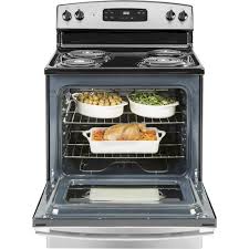 I don't have 220v service at my new place. Ge 5 0 Cu Ft Freestanding Electric Range Stainless Steel Jbs360rmss Best Buy