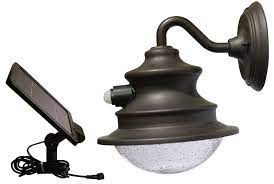 It is the advanced and updated technology that senses. Solar Motion Sensor Light With Gooseneck Wall Mount