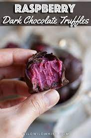 Raspberry Chocolate Truffle Recipe Recipe Truffle Recipe Desserts Truffle Recipe Chocolate