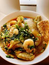 Okro Soup with Assorted