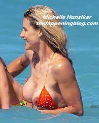 Michelle Hunzikers Nude Nipple Slip (2 Photos) | TheFappening