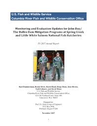 PDF) Monitoring and Evaluation Updates for John Day/The Dalles Dam  Mitigation Programs at Spring Creek and Little White Salmon National Fish  Hatcheries