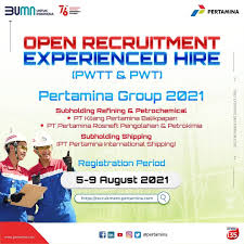 Maybe you would like to learn more about one of these? Lowongan Kerja Besar Besaran Pertamina Group Bulan Agustus 2021