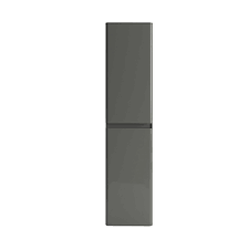 Winsome alps black tall bathroom cabinet by winsome (11) sale. Zenit Wall Mounted Tall Bathroom Cabinet Titanium Grey Gloss