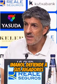 Defensa de Imanol Alguacil por sus Jugadores