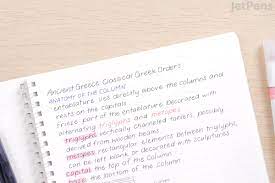 Use eye catching titles & headers · 3. Cluster Japan Pitta Index Tab Sticky Notes Slim 1p Pastel Jetpens