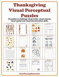Thanksgiving Visual Perceptual Activities Visual Perceptual Activities Art Therapy Activities Pediatric Therapy