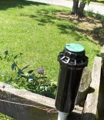 Gear Drive Sprinkler Head Mounted To Fence For Vegetable Garden Garden Sprinklers Garden Irrigation Vegetable Garden