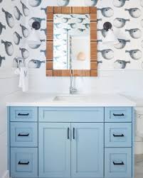 To us, a small space means a fun challenge when it comes to storage solutions and design ideas. 33 Modern Coastal Bathrooms With Classic Style