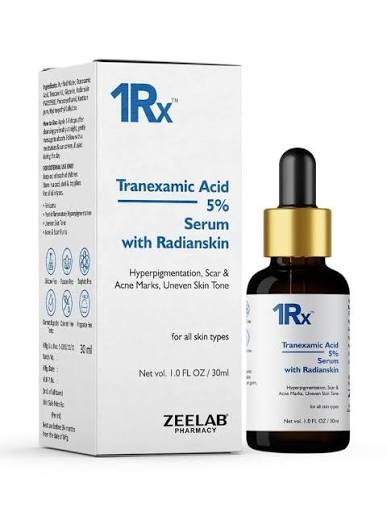 Buy ZEELAB PHARMACY 1RX Tranexamic Acid 5% Face Serum - 30 ml - Serum and Gel for Unisex 37531818 | Myntra