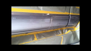 Gmc Sierra Rocker Panels Sprayed With Rhino Lining Coating Youtube