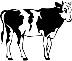 Cow Clipart Black And White In 2020 Cow Clipart Clipart Black And White Clip Art