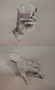 Hand Studies In Ink Hand Art Drawing Human Anatomy Art Hand Art