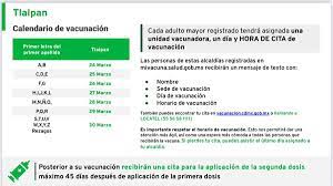 Llévalo a la unidad de salud más cercana a tu domicilio y de preferencia a la unidad donde tu hija o hijo recibe atención. Alcaldia Tlalpan A Twitter La Vacunacion Comienza En Tlalpan Este 24 De Marzo Inicia La Jornada De Vacunacion Para Adultos Mayores De 60 Anos Para Conocer Tu Cita Consulta El Link Https T Co 2lfhapmeqv