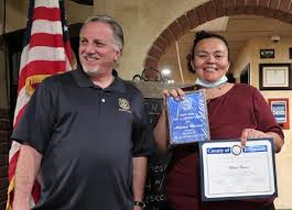 San Jacinto Rotary Club Honors Marian Chacon of Soboba