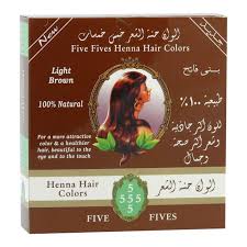 Here is a guide to henna's natural dye colour on unpigmented hair. Light Brown Henna Hair Colour 100 G Five Fives Ajurshop Eu