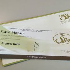 Smoking is prohibited in the spa and salon. The Spa Wellness Gift Certificate Tickets Vouchers Store Credits On Carousell