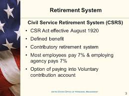 Csrs And Fers Overview November Ppt Download