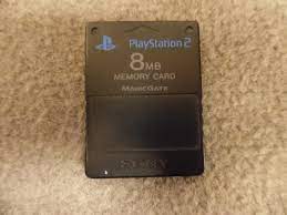 My suggested memory card sizes 8, 16, 32 or 64. Playstation 2 Memory Card Schwarz Playstation 2 Accessories Amazon De Games