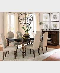 Kelso 7 Pc Dining Set Dining Table And 6 Side Chairs Dining Room Sets Furniture Macy S Side Chairs Dining Dining Furniture Dining Room Furniture