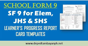 What is a w9 form? Sf9 School Form 9 Learner S Progress Report Card Templates Depedtambayanph