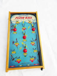 A 1948 Electric Flash Ball Game Bagatelle Etsy 70s Rock And Roll Dark Blue Background Ball
