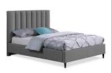 King Platform Bed - Grey Rain