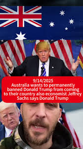 Australia wants to permanently banned Donald Trump from coming to thei...